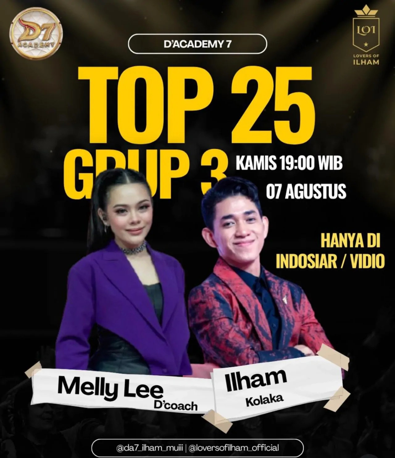 Ketua BKP KM Bulukumba Sulsel Ajak Masyarakat Indonesia Dukung Ilham di Dangdut Academy 7 Indosiar