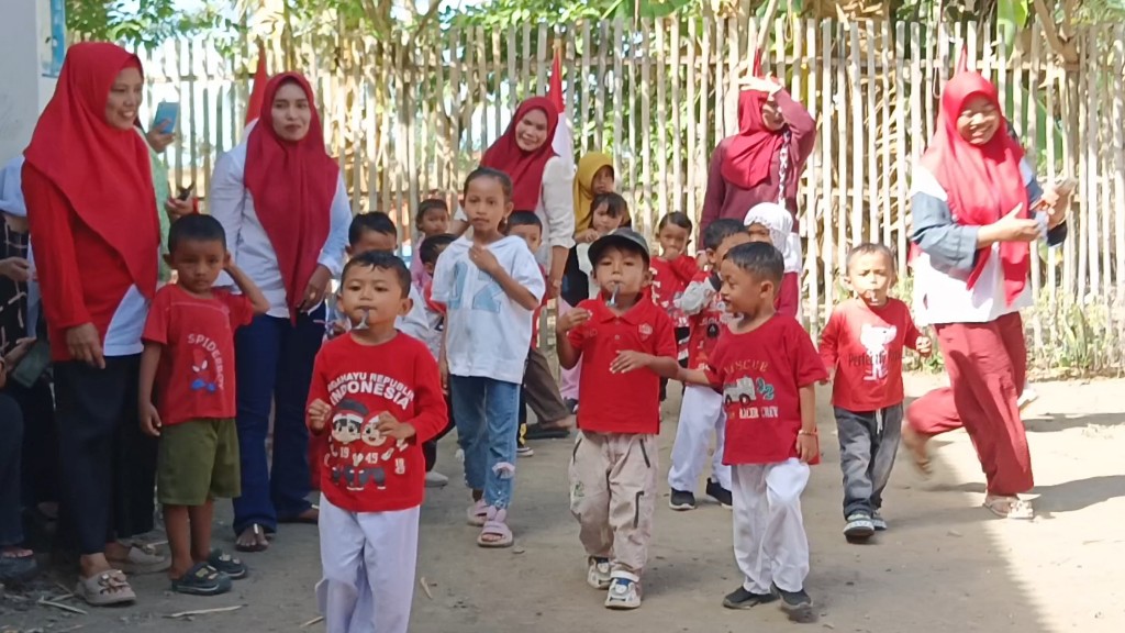 TK Hj Sitti Aminah Meriahkan HUT Kemerdekaan RI ke-80 dengan Aneka Lomba Tradisional