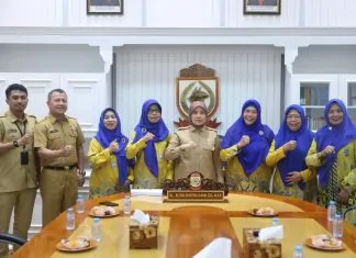 Aliyah Mustika Ilham Terima Kunjungan Dian Kemala, Dukung Perayaan HUT RI & HUT Organisasi