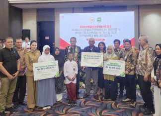 BPJS Ketenagakerjaan Serahkan Santunan Bertepatan Kuker Komisi IX DPR RI di Ternate