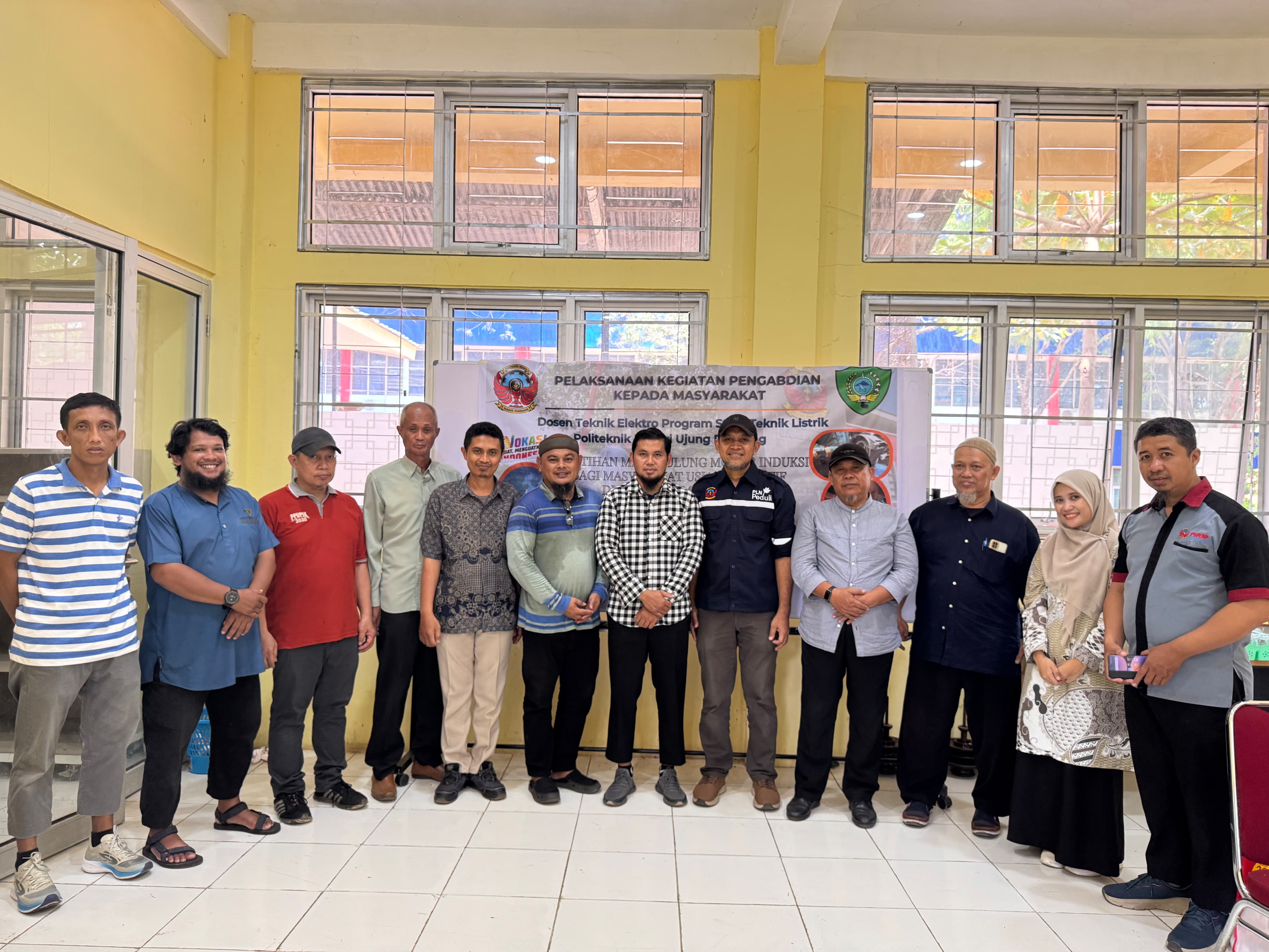 Pelatihan Gulung Motor Induksi Bagi Masyarakat Produktif di Desa Nisombalia Kabupaten Maros