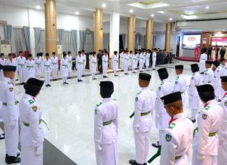 70 Anggota Paskibra Gowa Dikukuhkan, Bupati Husniah: Kalian Kebanggaan Kita Semua