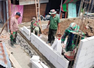 Hadiah di Masa Senja, Kodim 1425 Jeneponto Bangun Rumah untuk Purnawirawan TNI