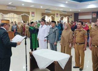 Bupati Jeneponto Lantik Ratusan Pejabat Eselon III dan IV, ini Harapannya