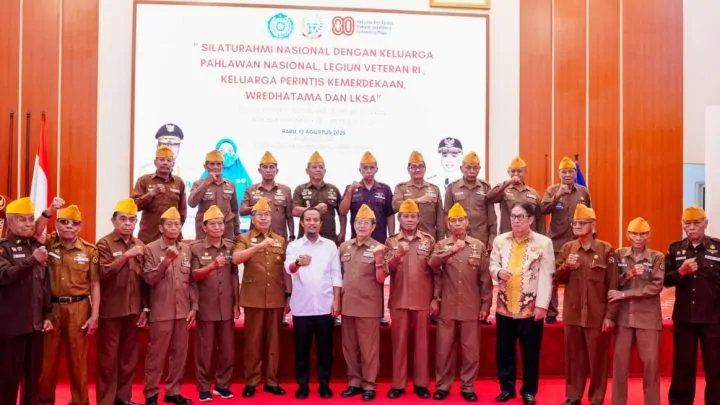 Gubernur Sulsel Silaturahmi dengan Keluarga Pahlawan dan Veteran Pejuang Kemerdekaan RI pemprov sulsel