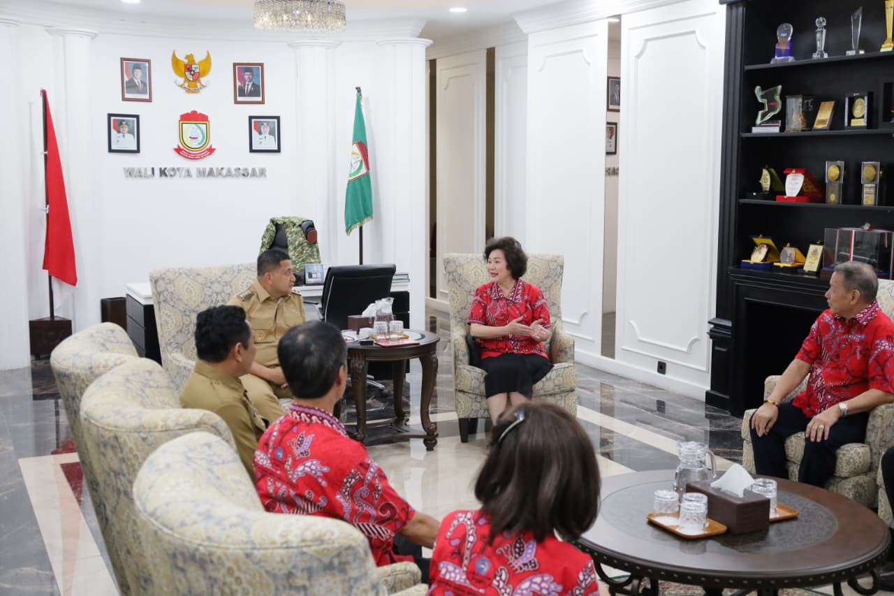 Jelang Musprov VI, PSMTI Sulsel Silaturahmi ke Walikota Makassar