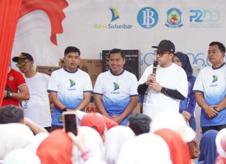 Lautan Merah Putih Semarakkan Jalan Santai HUT RI ke-80 di Jeneponto