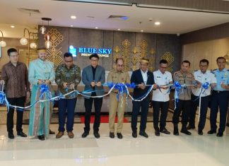 blue sky premier lounge makassar