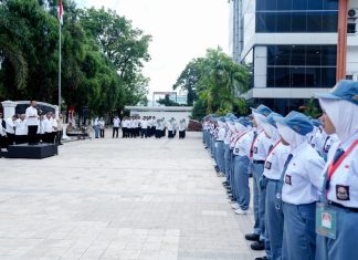Gubernur Sulsel Pimpin Apel Perdana Sekolah Rakyat SMA di Makassar, Diikuti 150 Siswa