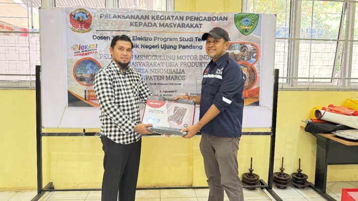 Pelatihan Gulung Motor Induksi Bagi Masyarakat Produktif di Desa Nisombalia Kabupaten Maros pelatihan gulung motor induksi