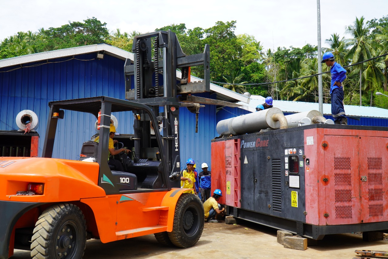 Pemulihan Sistem Kelistrikan Selayar, Tambahan 1,2 MW Mesin PLTD Tiba di Selayar