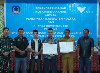 PT Vale Hormati Hak-hak Masyarakat Bersuara, Teken MoU Terkait Pemberdayaan SDM dan Pengusaha Lokal