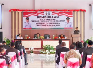 ASN Eselon II Tana Toraja Jalani Uji Kompetensi, Sekprov Sulsel Jadi Penguji