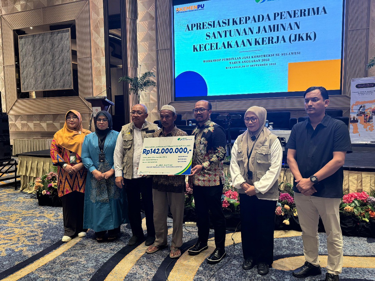 BPJamsostek dan Balai Jasa Kontruksi Wilayah VI Makassar Tekan MoU Terkait Perlindungan Jaminan Sosial