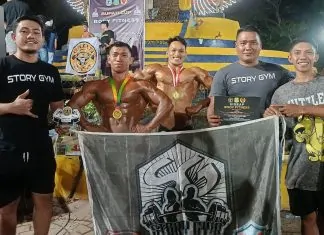 Salut, Atlet Binaraga Story Gym Makassar Apryawan Sabet Medali Juara 1 di Body Contest Sidrap