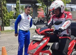 Astra Motor Sulsel Tingkatkan Kesadaran Karyawan Telkom Akses Makassar dengan Edukasi Safety Riding