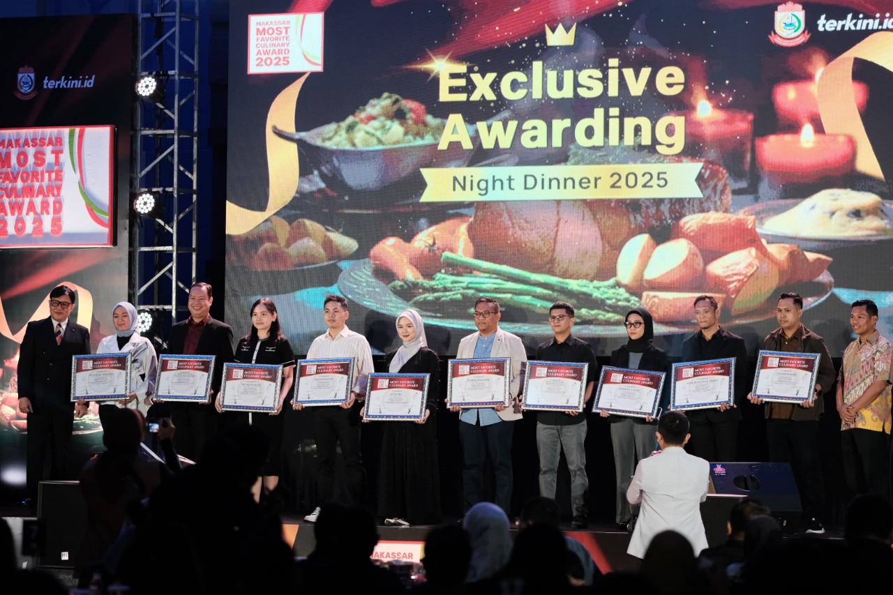 Wali Kota Makassar Harap Most Favorite Culinary Award 2025 TERKINI.ID Menjadi Sumber Inovasi Kuliner