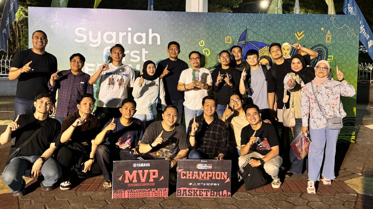 Tim Basket Bank Sulselbar Sabet Juara Pertama di Ajang 3X3 Basketball Championship 2025