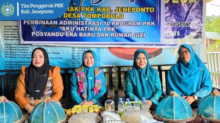 TP PKK Jeneponto Telah Melaksanakan Pembinaan 10 Program Pokok PKK di 11 Kecamatan TP PKK Jeneponto