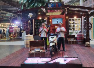 Honda BeAT One Piece X Tahilalats Sapa Warga Makassar di Mal Nipah Park