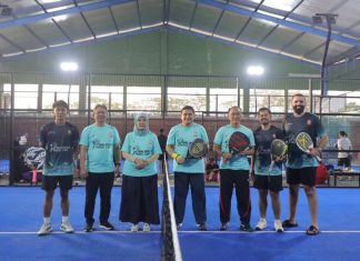 Padel Cup 2025 Laga Ekshibisi Spektakuler, Walikota Makassar dan Kepala BKN Adu Ketangkasan