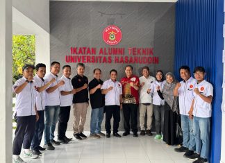 Pelantikan IKA Teknik Arsitektur Unhas: Merajut Kebersamaan dalam Rintik Hujan Gowa