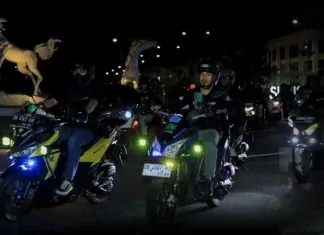 Asmo Sulsel Ajak Komunitas Nocturnity Riding, Seru-Seruan Sambil Pererat Keakraban Sesama Member