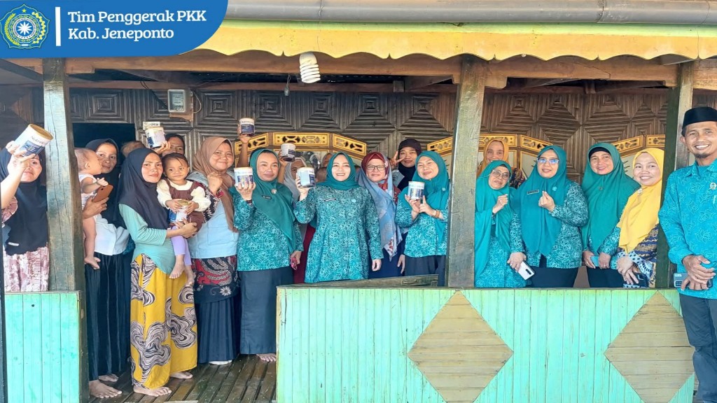 TP PKK Jeneponto Bersama Tim ASS Gencarkan Pendampingan Balita Stunting dan Ibu Hamil KEK