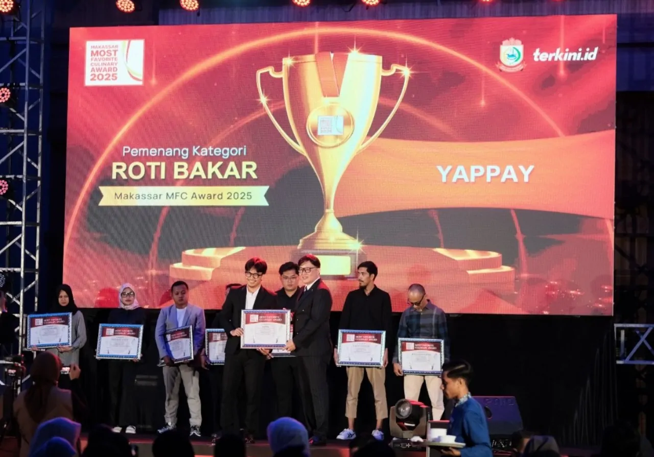 Selamat! Yappay Roti Bakar No 1 Sabet Penghargaan Most Favorite Culinary Award 2025