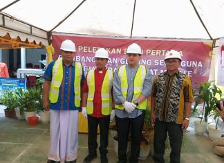 Peletakan Batu Pertama Gedung Jemaat Masale, Walikota Makassar: Pemimpin Harus Milik Semua Umat