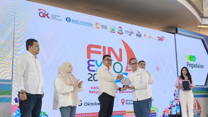 Kontribusi Aktif Dalam Literasi Keuangan Pelajar, Bank Sulselbar Raih Penghargaan dari OJK bank sulselbar
