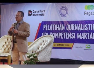 Pegadaian dan LPDS Gelar UKW di Makassar, Totok Suryanto Sebut Pegadaian Dorong Kualitas Pers