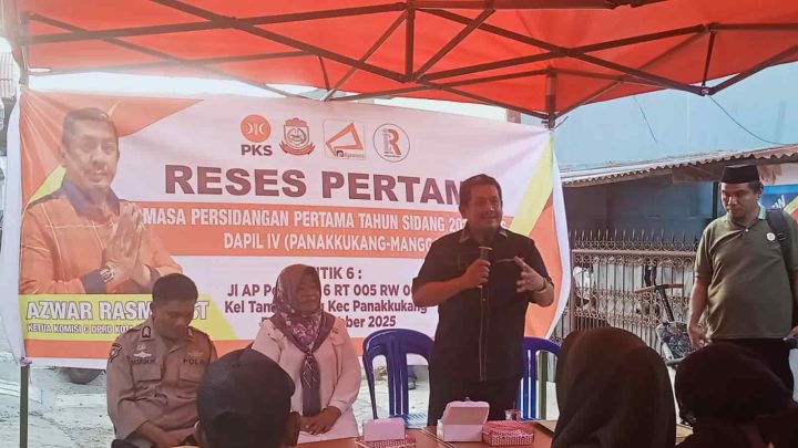 Reses Pertama, Anggota DPRD Makassar Azwar Rasmin Serap Aspirasi Warga Kelurahan Tamamaung dprd makassar