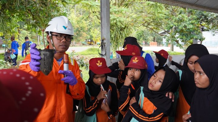 Murid SD Kunjungan Edukatif ke PT Vale, Taman Kehati Jadi Pilihan Belajar Pengelolaan Lingkungan Taman Kehati