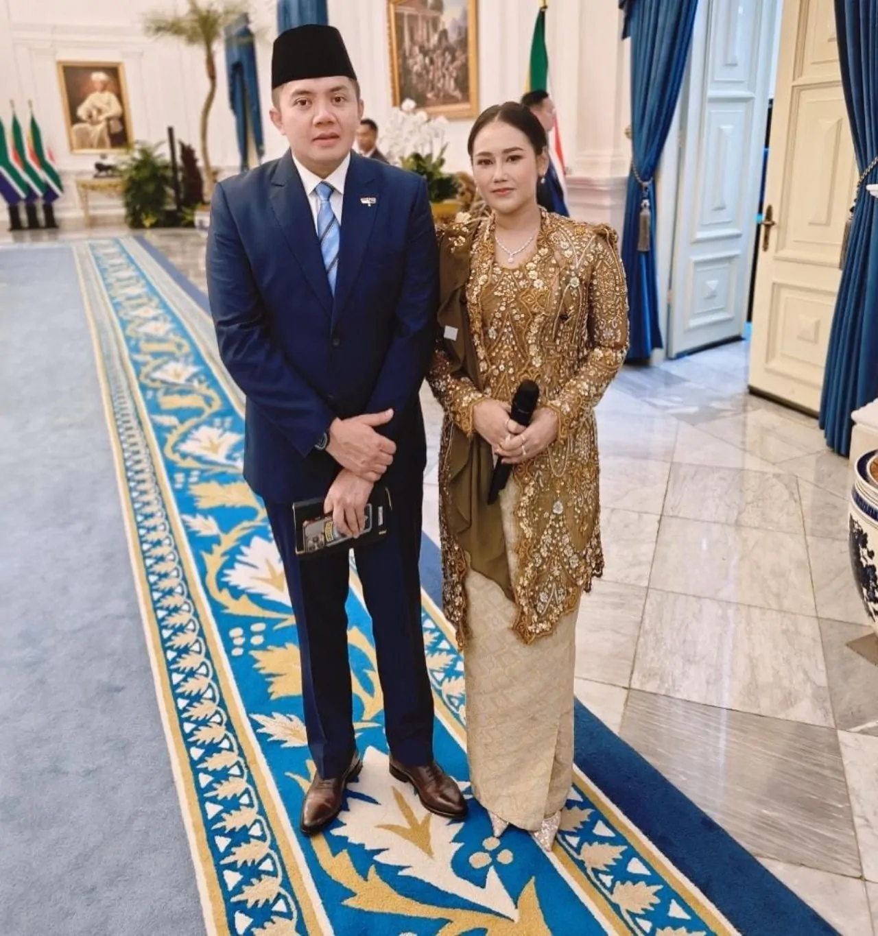 Penyanyi Dara Bugis Makassar Ismy Amaliah Hibur Kunjungan Kenegaraan Presiden Afrika di Istana