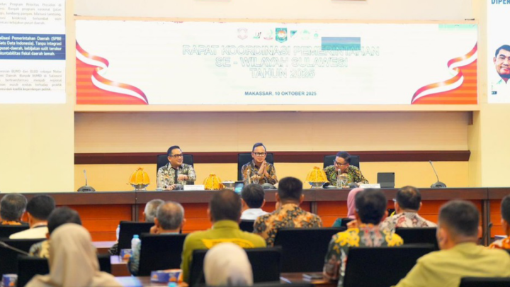 Rakor Pemerintahan se-Sulawesi 2025, Wamendagri Beberkan 4 Strategi untuk Pertumbuhan Ekonomi Pemprov sulsel