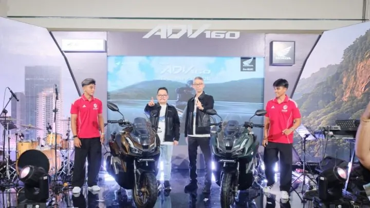 New Honda ADV160 Resmi Diluncurkan di Makassar, Intip Spesifikasi dan Fitur Canggihnya asmo sulsel