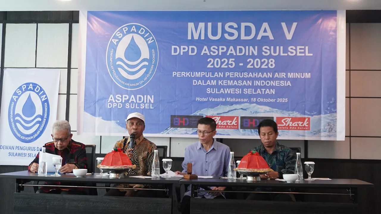 Abbas Selong Terpilih Kembali sebagai Ketua Aspadin Sulsel, Siap Tingkatkan Kapasitas Pelaku Usaha Air Minum Kemasan