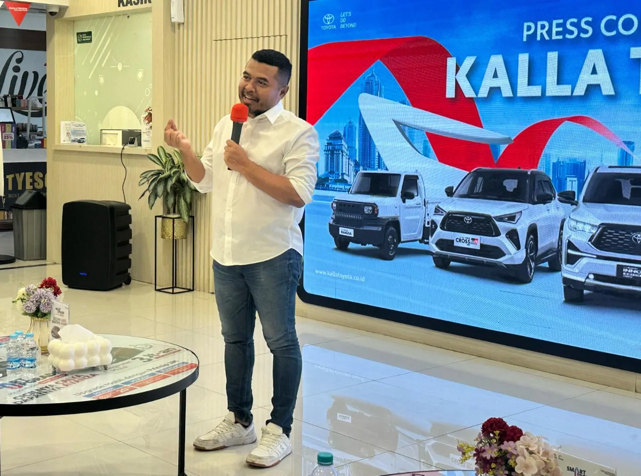 Toyota Kuasai 36 Persen Pasar Otomotif Sulawesi hingga April 2026