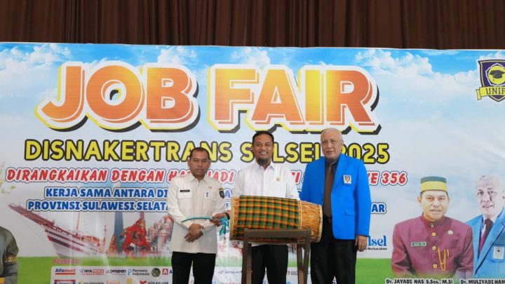 Gubernur Sulsel Buka Job Fair Disnakertrans 2025, Dorong Kesempatan Kerja Inklusif pemprov sulsel