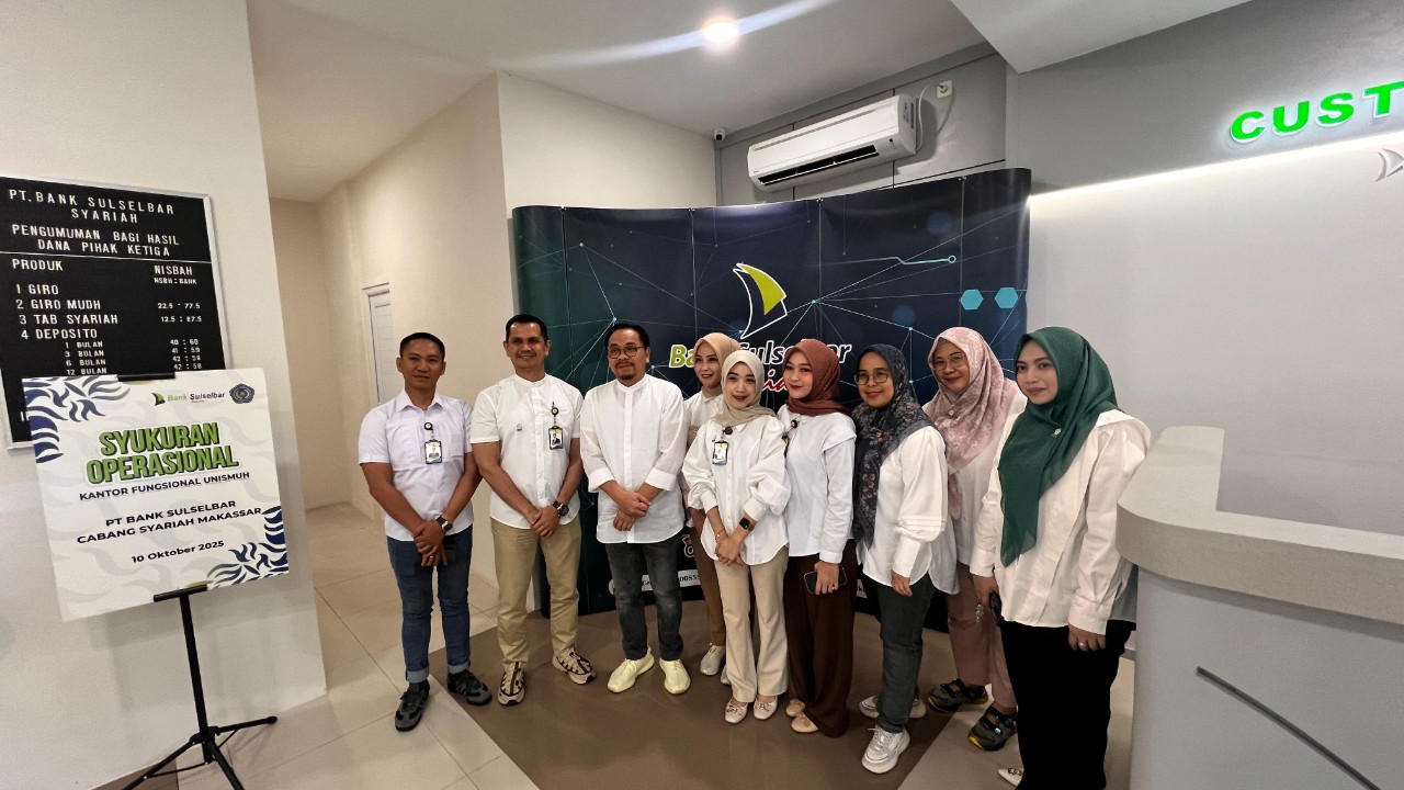 Bank Sulselbar Resmikan Kantor Fungsional di Unismuh Makassar