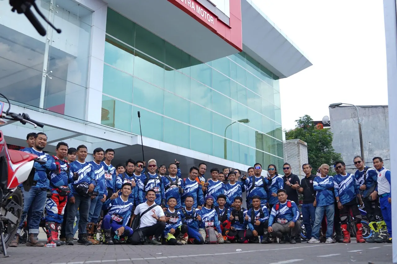 Trail Adventure South Sulawesi Series 2025, Ratusan Rider Honda CRF Jelajahi Jalur Ekstrem di Tengah Hujan Deras