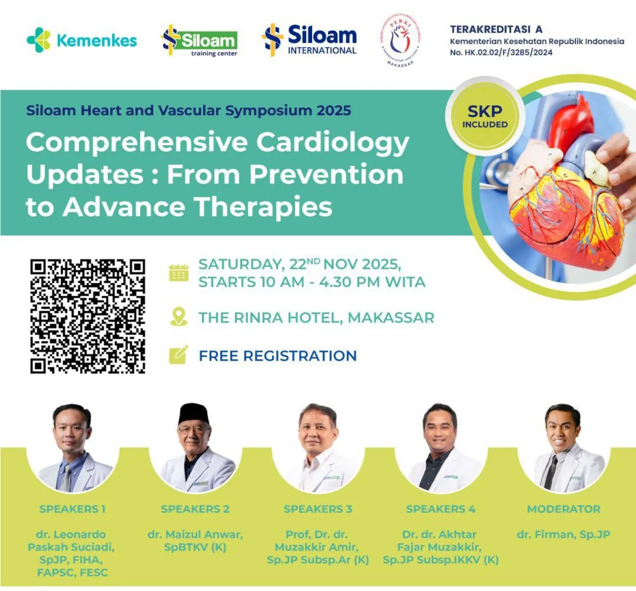 Siloam Hospitals Makassar, Siloam Hospitals Kebon Jeruk Jakarta dan PERKI Gelar Simposium Kardiologi