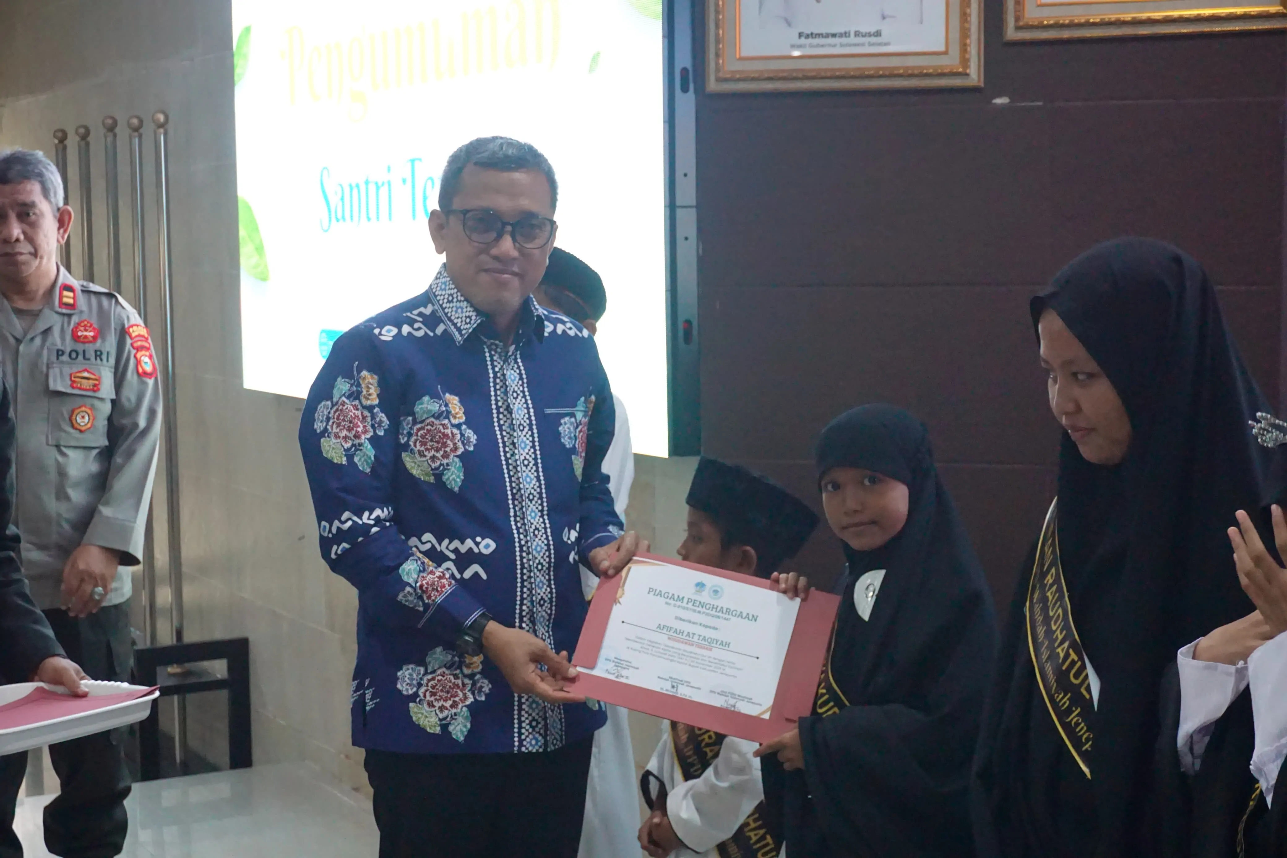 Bupati Paris Yasir Hadiri Tasyakuran Raudhatul Qur’an DPD Wahda Islamiyah Jeneponto