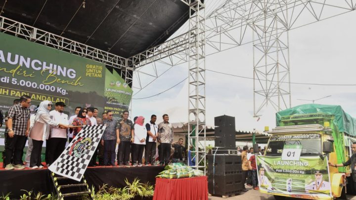 Gubernur Sulsel Luncurkan Mandiri Benih Padi Andalan, 5 Juta kg untuk Petani Secara Gratis pemprov sulsel