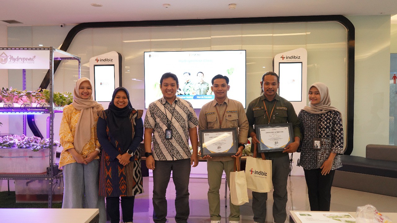 Indibiz KTI Kolaborasi SGH Hydroponic Hadirkan Pembelajaran dan Praktik Bisnis Hidroponik Berkelanjutan