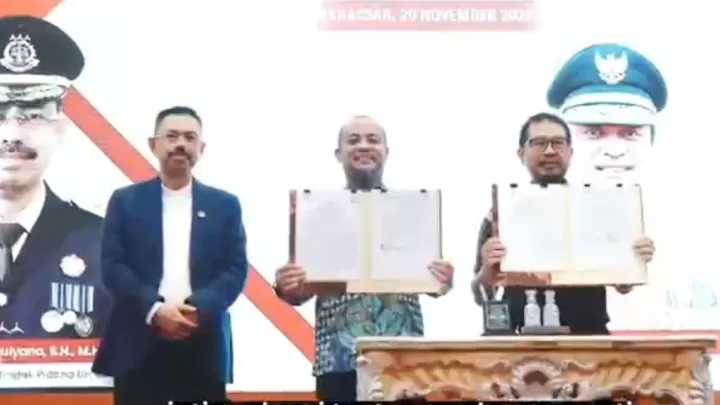 Gubernur Sulsel Teken MoU Implementasi KUHP Baru dan Pidana Kerja Sosial Pemprov Sulsel