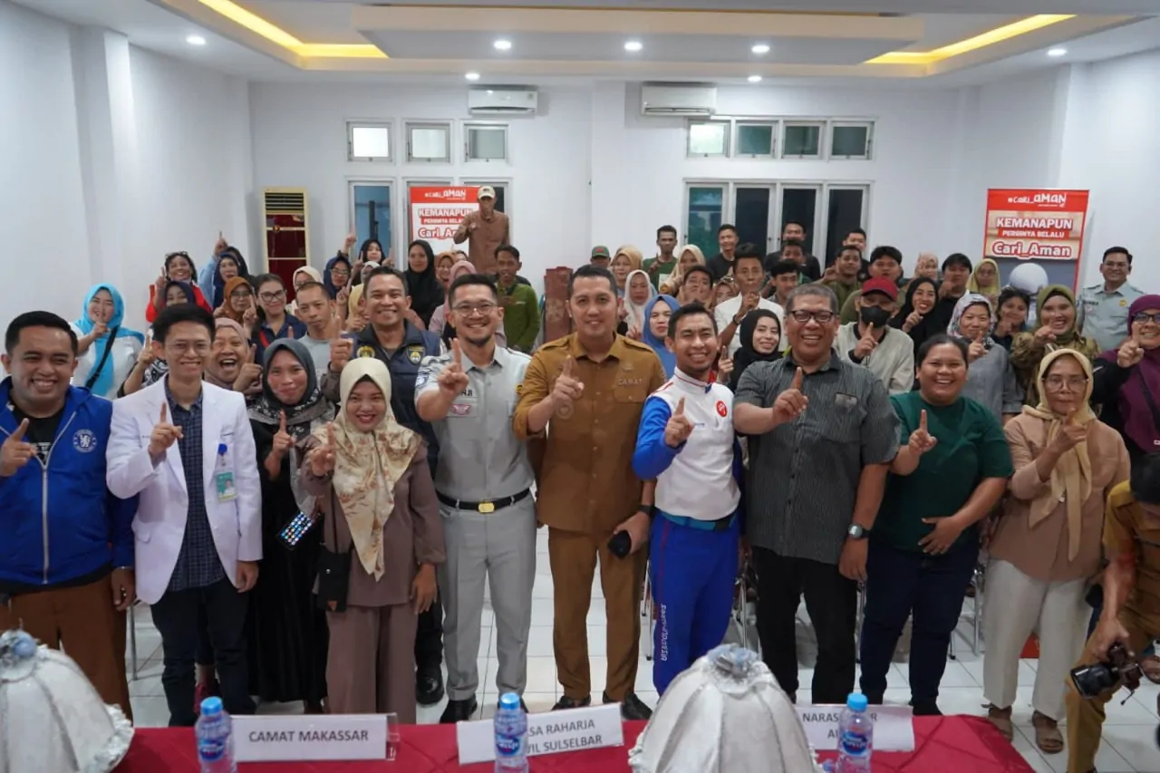 Edukasi Safety Riding Astra Motor Sulsel dan Jasa Raharja, Sasar Kecamatan Tingkat Kecelakaan Berkendara Tertinggi