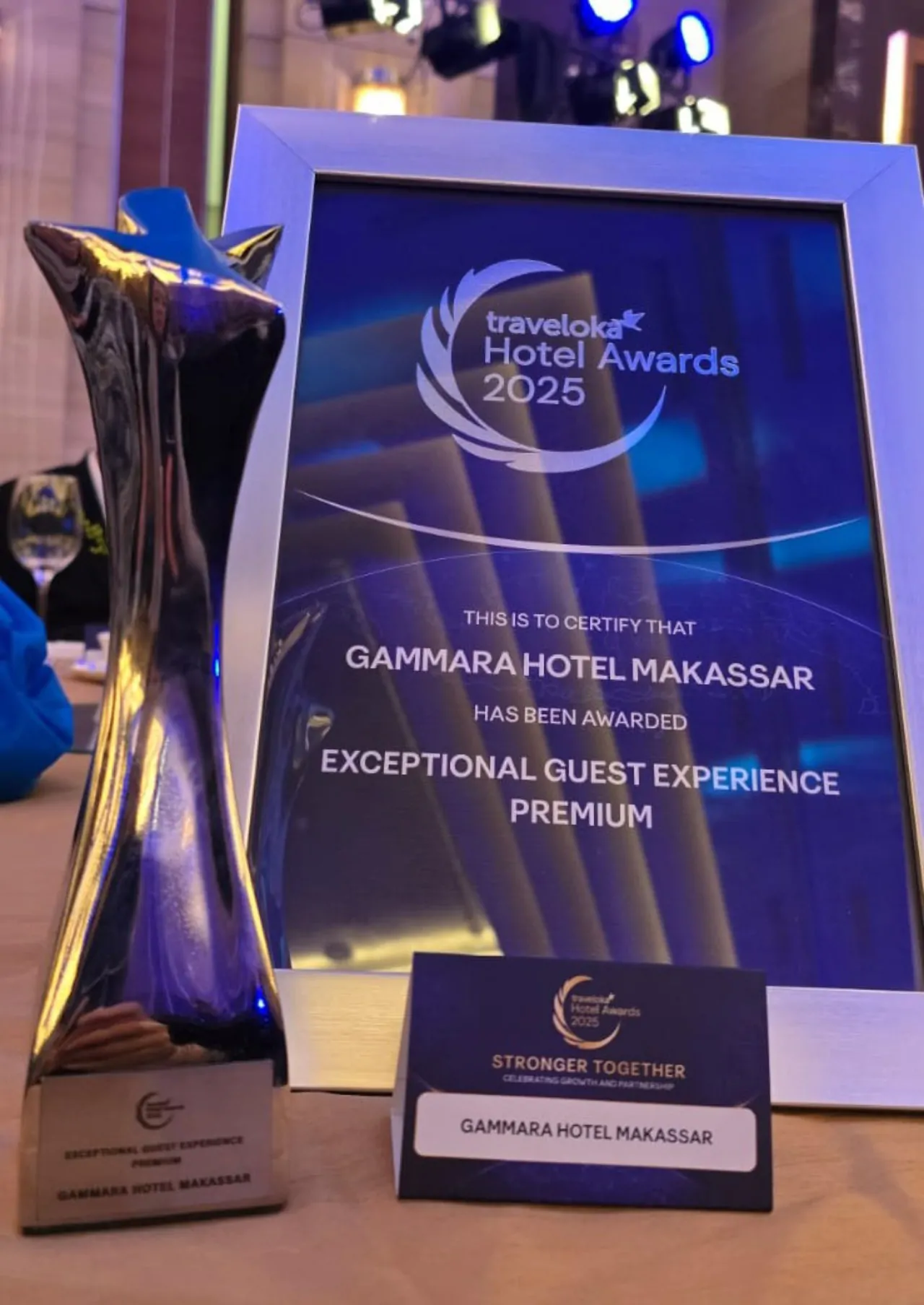 Hotel Gammara Makassar Raih Penghargaan Exceptional Guest Experience Premium 2025