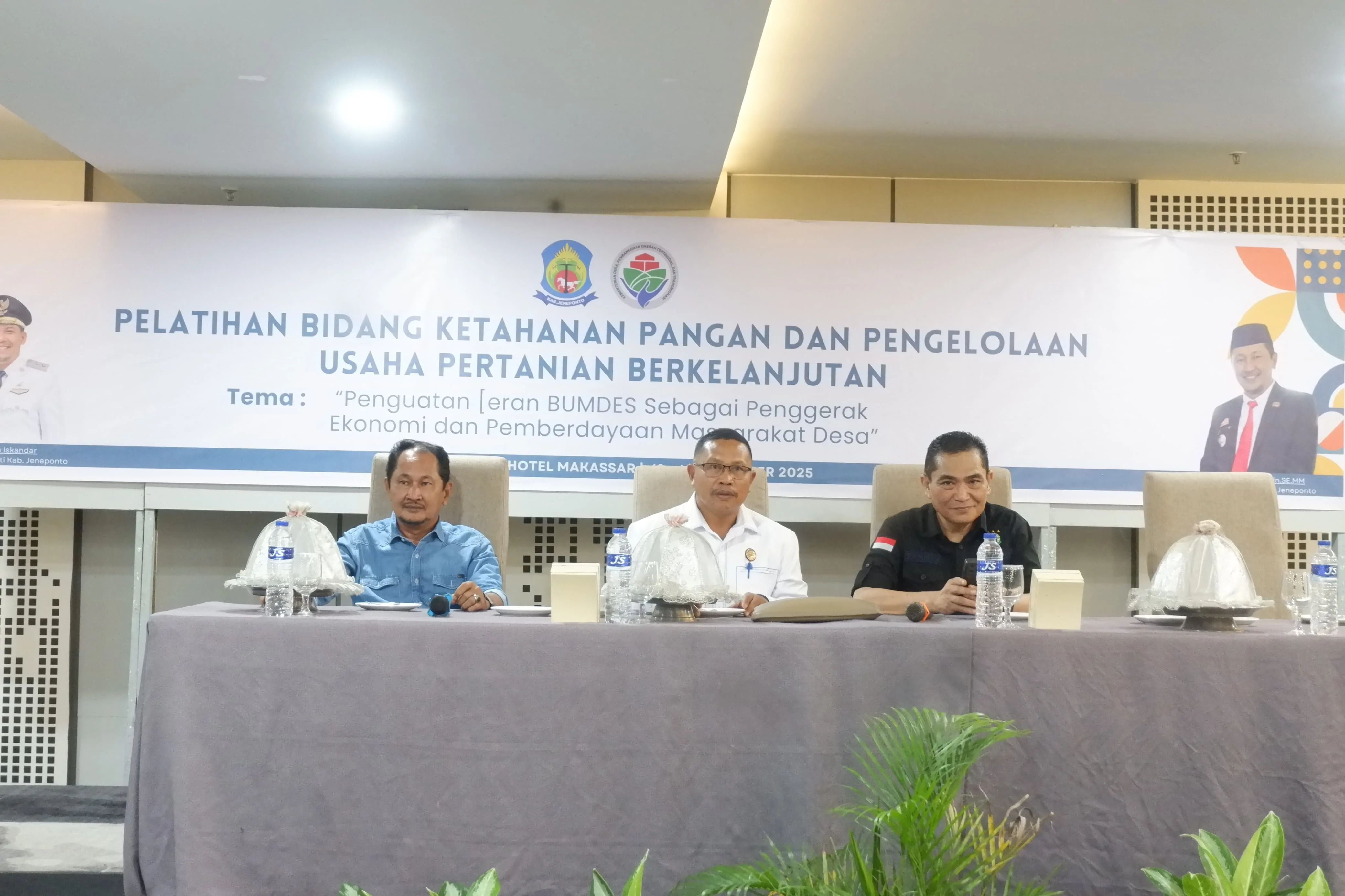 Perkuat Ekonomi Desa, Pemkab Jeneponto Gelar Pelatihan Ketahanan Pangan dan Pengelolaan Usaha Pertanian Berkelanjutan